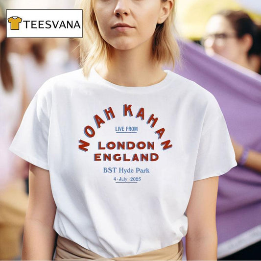 04 July 2025 Noah Kahan Tour London Uk Shirt