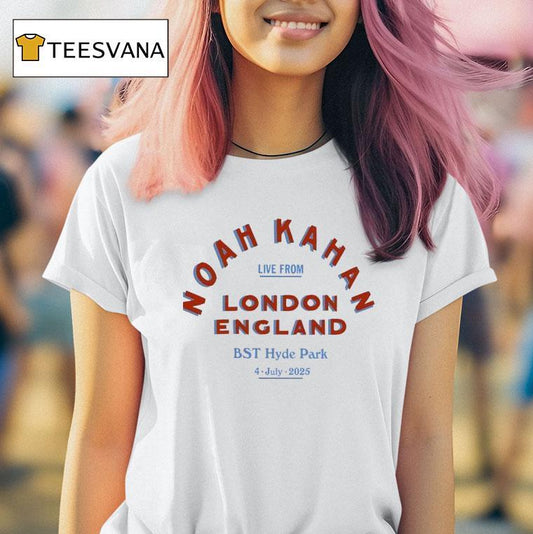 04 July 2025 Noah Kahan Tour London Uk Shirt