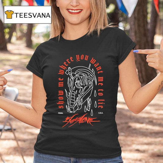 156 Silence Show We Where You Want Me To Lie Shirt