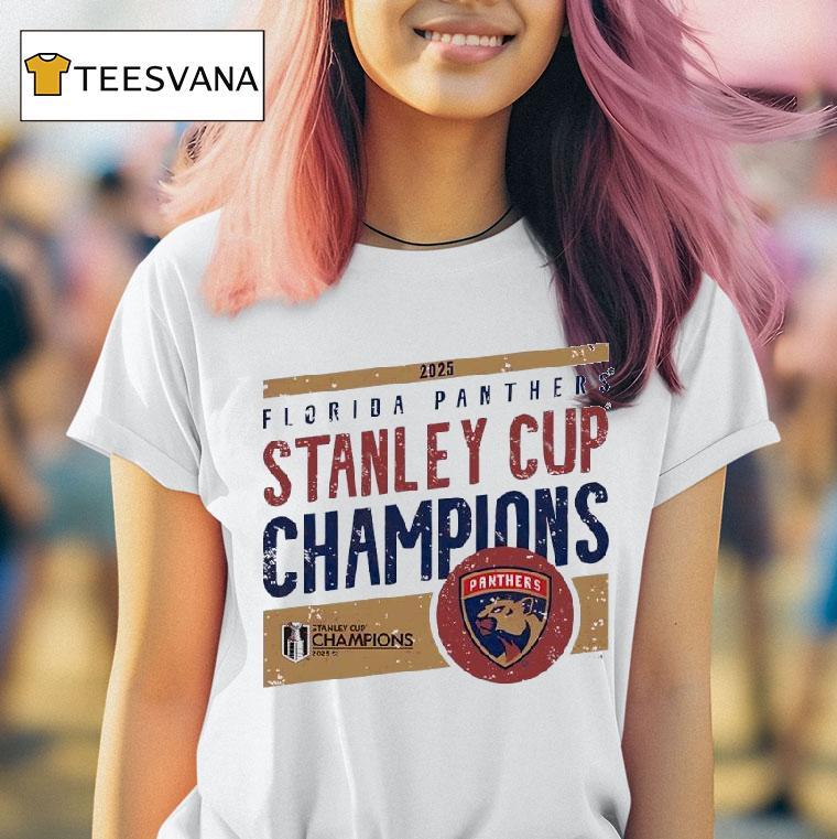Florida Panthers Stanley Cup Champions 2025 Logo Vintage Shirt