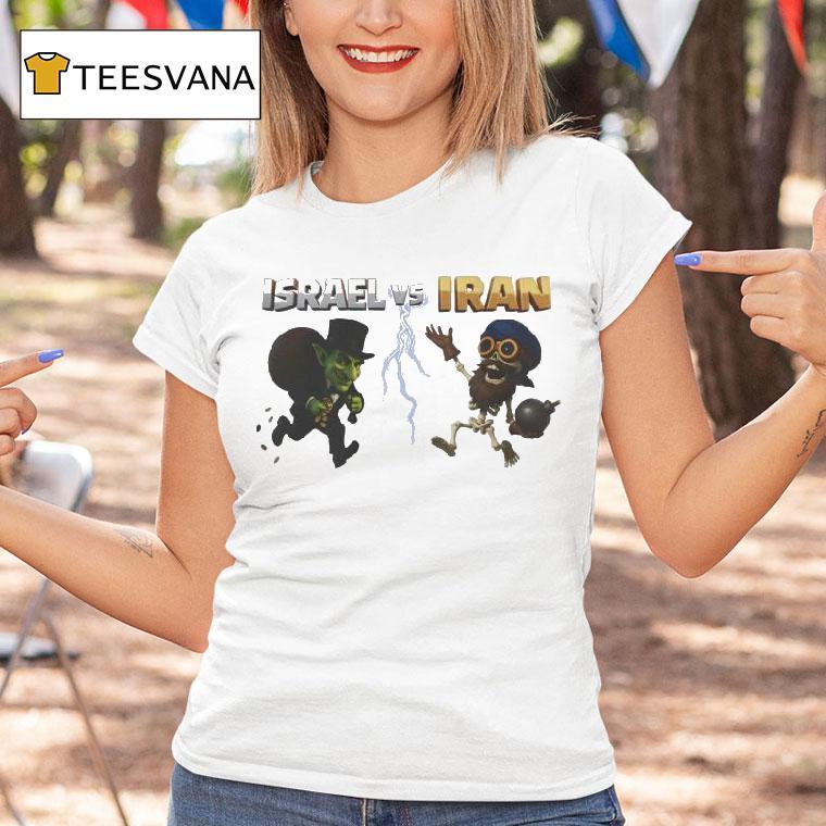Israel Vs Iran Clash Of Clans Goblin Bomber Shirt