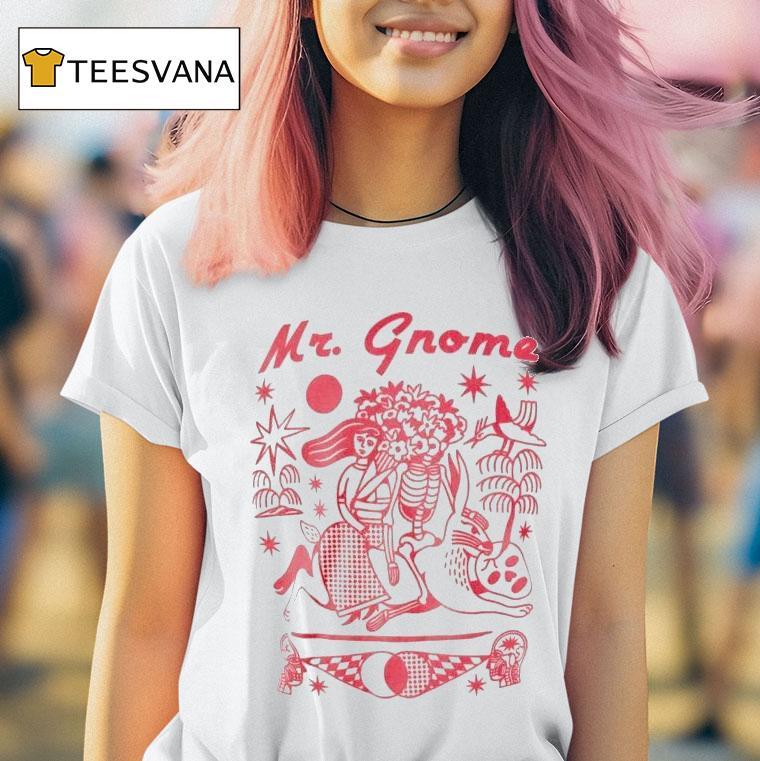 Mr Gnome Rabbit Ride Skeleton Shirt