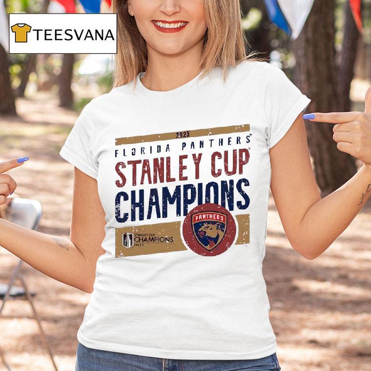 Florida Panthers Stanley Cup Champions 2025 Logo Vintage Shirt