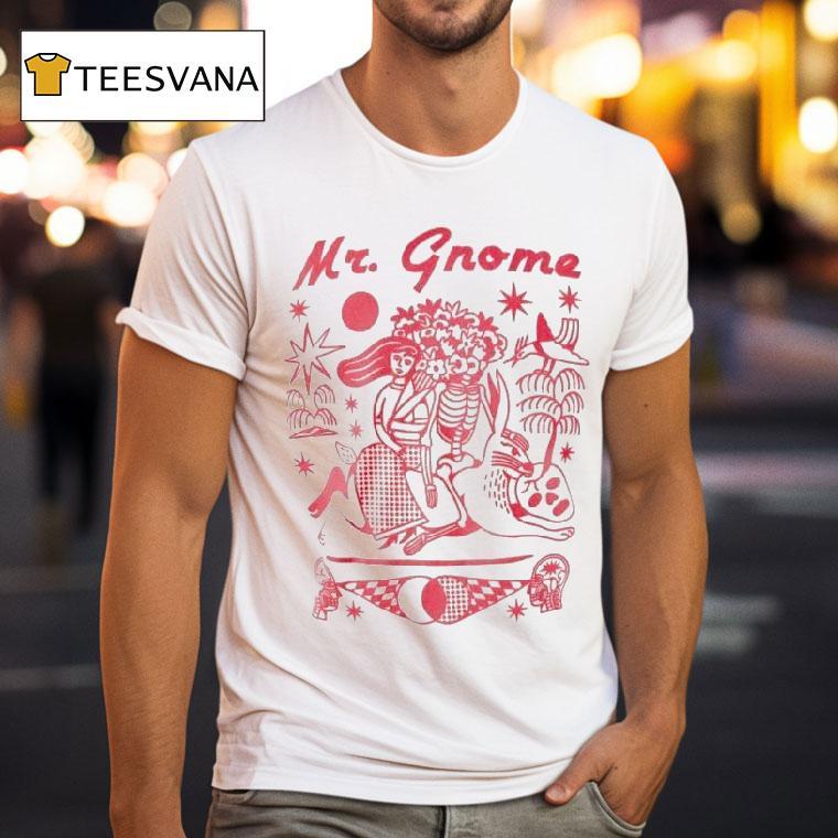 Mr Gnome Rabbit Ride Skeleton Shirt