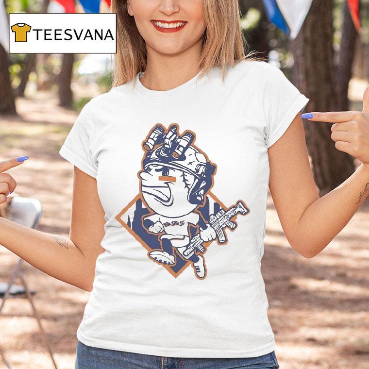 New York Mets Mr Met On The X Mascot Shirt