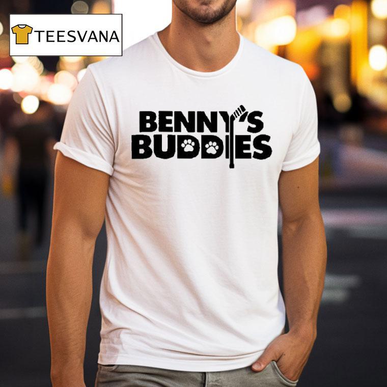 Sam Bennett Wearing Benny's Buddies Shirt