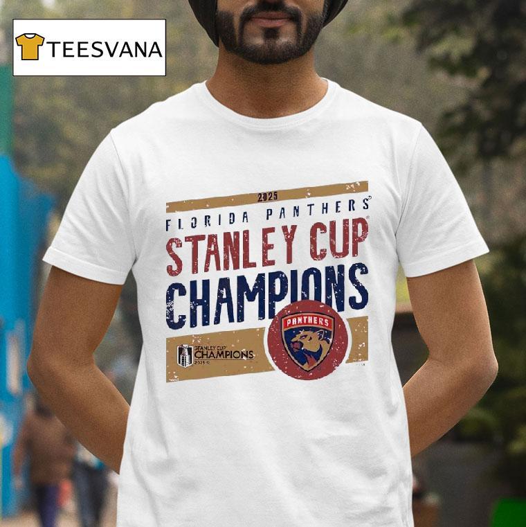 Florida Panthers Stanley Cup Champions 2025 Logo Vintage Shirt