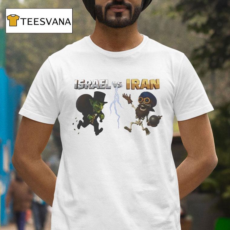 Israel Vs Iran Clash Of Clans Goblin Bomber Shirt